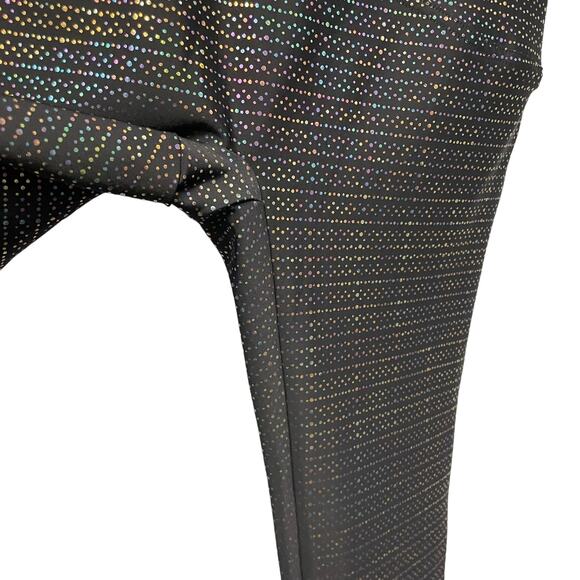 Spanx Rainbow Metallic Dot Print Activewear Leggings Womens Medium - Picture 5 of 8